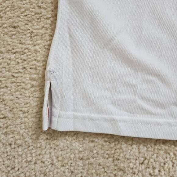 Men's White Champion Polo Shirt - Picture 7 of 10